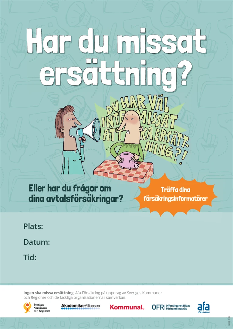 Omslag till affisch Träffa dina försäkringsinformatörer