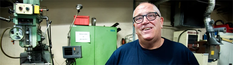 Glenn Christensen, försäkringsansvarig hos Silver & Stål i Vingåker.