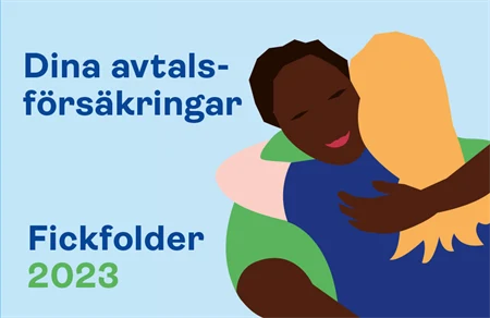 Omslag till fickfolder 2023 Dina avtalsförsäkringar
