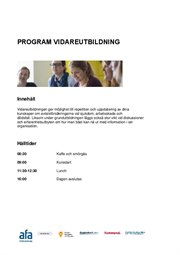 Program för fysisk vidareutbildning