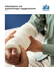 Kvinna med gipsad arm