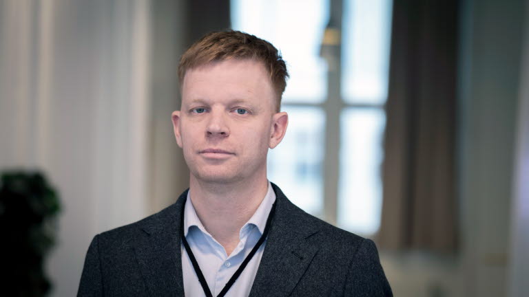 Andreas Larsson, programchef på Försäkringskassan. 