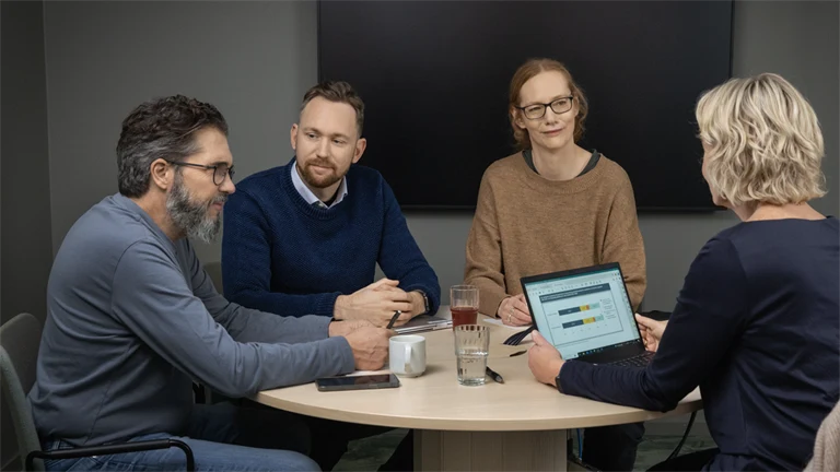 Samtal på kontor