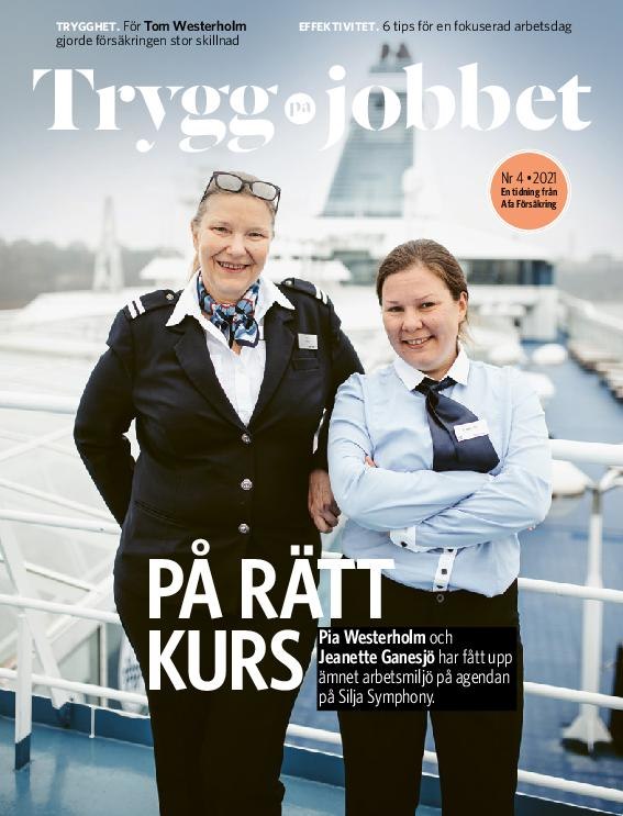 Omslag till Trygg på jobbet nummer 4 2021.