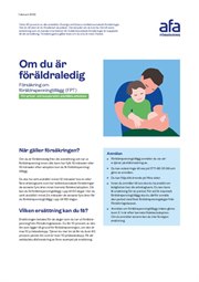 Omslag till faktablad Om du är föräldraledig