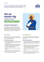 Omslag till faktablad Om du skadar dig