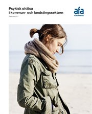 Omslag för Psykisk ohälsa i kommun- och landstingssektorn 2017