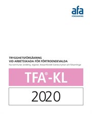 Omslag till försäkringsvillkor TFA-KL förtroendevalda