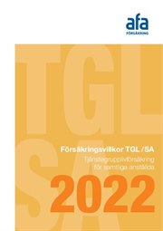 Omslag till försäkringsvillkor TGL samtliga anställda