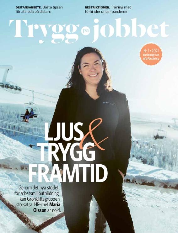 Omslag till Trygg på jobbet nummer 1 2021. 