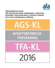 Omslag till försäkringsvillkor AGS-KL och TFA-KL 2016