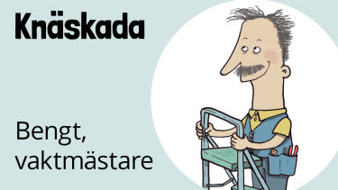 Bengt, vaktmästare, knäskada
