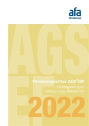 Omslag till försäkringsvillkor AGS egna företagare