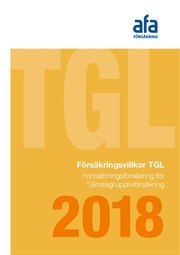 Omslag till försäkringsvillkor TGL fortsättningsförsäkring 2018