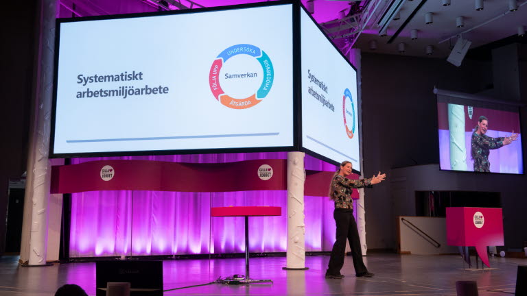 Cecilia Österman, doktor i sjöfartsvetenskap, pratar arbetsmiljö på Gilla Jobbet.