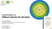 Presentation hållbart arbetsliv åldersmedvetet ledarskap