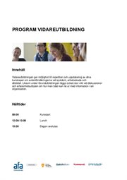 Program för digital vidareutbildning
