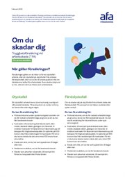 Omslag till faktablad Om du skadar dig