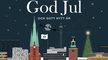 God Jul och Gott Nytt År önskar Afa Försäkring
