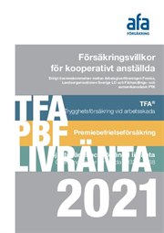 Omslag till försäkringsvillkor för kooperativt anställda