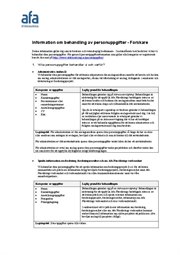 Så hanterar vi personuppgifter för Forskare - Afa Försäkring