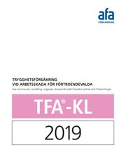 Omslag till försäkringsvillkor TFA-KL förtroendevalda 2019