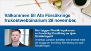 Presentation av hur Försäkringskassan förnyar förvaltningen av sjukförsäkringen.