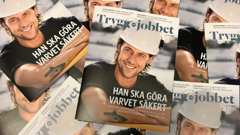 Omslag till tidningen Trygg på jobbet