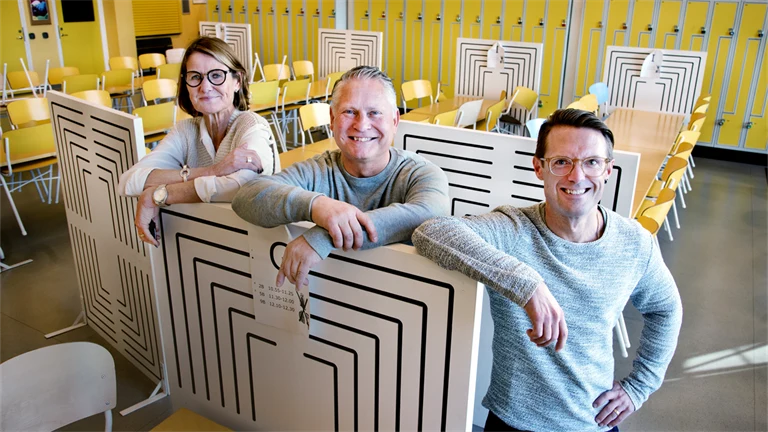 Biträdande rektorerna Katarina Hagman, Ronny Axberg och Håkan Danielsson Nyberg stöttar sina lärarkollegor och kan bland annat delta i träffar med vårdnadshavare om det behövs.