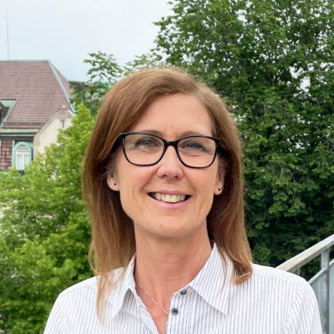 Lise Zarrabi på Afa Försäkrings takterrass.